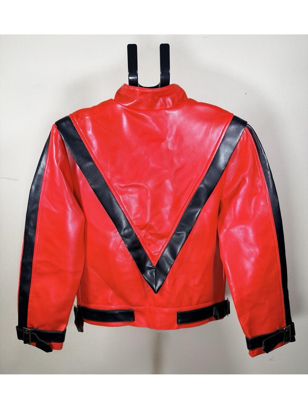 Charades Michael Jackson Thriller Jacket Red Custome Size Small - Picture 3 of 16